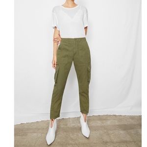Anine Bing NWT Military Trouser Green Cargo Skinny